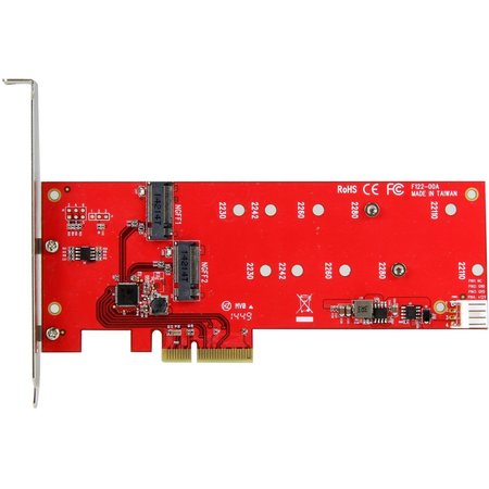 Startech.Com 2 Slot PCI Express M.2 SATA III Controller - NGFF Card PEX2M2